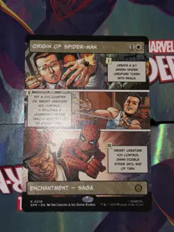 Magic Origin Of Spider-Man - 218 - MTG: Marvel’s Spider-Man - Borderless - Rare - Image 1