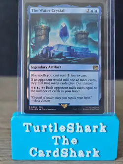 The Water Crystal Magic the Gathering Final Fantasy Rare Legendary Artifact - Image 1