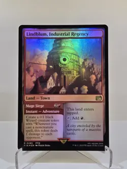MTG Lindblum, Industrial Regency (Foil) Final Fantasy Magic The Gathering - Image 1