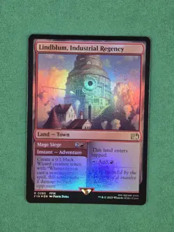 MTG Lindblum, Industrial Regency (Foil) Final Fantasy Magic The Gathering - Image 3