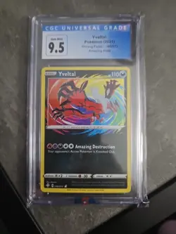 Yveltal 046/072 - CGC 9.5 - Amazing Rare - Pokemon TCG - Shining Fates - Image 1