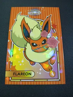 Pokemon Let's Go Eevee Database Set Peru Flareon Rose Cracked Ice US Seller - Image 1