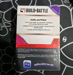 Pokemon Temporal Forces Build And Battle Deck Box (SEALED) - Image 2