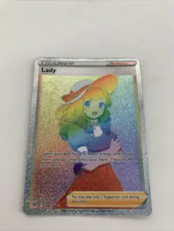 Lady (Secret) 208/196 Secret Rare Holo NM Pokemon SWSH11: Lost Origin - Image 1