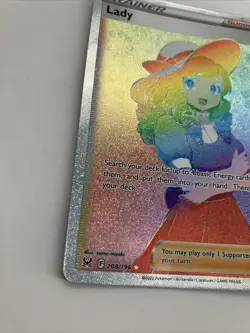 Lady (Secret) 208/196 Secret Rare Holo NM Pokemon SWSH11: Lost Origin - Image 5