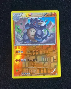 2015 Pokemon English 75/160 U Phydon Primal Clash Reverse Holo Rare LZ60 - Image 1