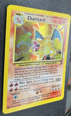 Pokemon TCG Charizard Base Set 4/102 Holo 1999-2000 Wizards Base Set 2 - Image 3