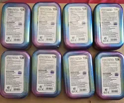 FACTORY SEALED Pokemon Scarlet Violet Prismatic Evolutions Mini Tin Lot Of 8 - Image 2