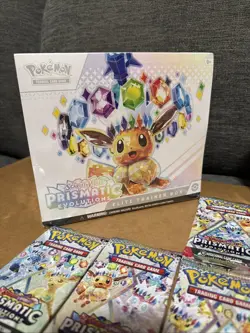 Pokemon TCG Prismatic Evolutions Lot - 2 ETB Boxes+ 21 Loose Packs 💎💎 - Image 4