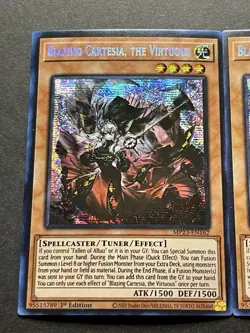 3x Blazing Cartesia, The Virtuous | MP23-EN162 | Prismatic Secret Rare | YuGiOh! - Image 3