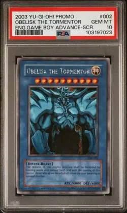 Obelisk the Tormentor (Secret Rare) GBI-002 Yu-Gi-Oh! Duel Monsters - Image 1