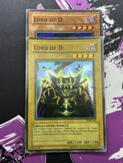 Yugioh Lord of D. SDK-041 Super Rare Unlimited MP FADED ERROR - Image 1