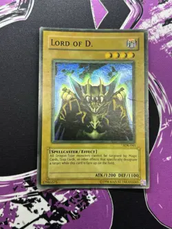 Yugioh Lord of D. SDK-041 Super Rare Unlimited MP FADED ERROR - Image 2