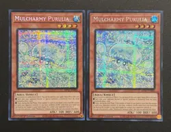2025 YUGIOH MP25 1ST ED SECRET RARE MULCHARMY PURULIA X2 NM SET - Image 1