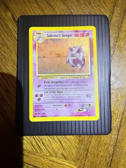 Pokemon TCG Sabrina's Gengar Gym Heroes Holo Rare Card 14/132 MP - Image 1