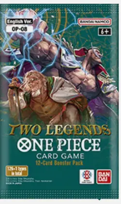 Two Legends Booster Pack One Piece Card Game OP08 English OP8 - Image 1