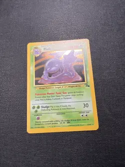 NM (Unlimited) Pokemon MUK Card FOSSIL Set 13/62 Holo Rare - Image 2