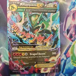 Pokemon M Rayquaza EX (61) NM 1st Edition Normal XY - Roaring Skies - Image 1