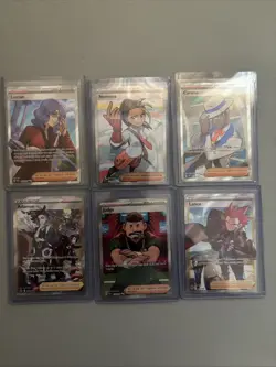 6 Card Secret Rare Trainer Lot Pokemon Cards Near Mint/ Mint - Image 1