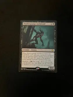 Shadowgrange Archfiend [Crimson Vow Commander] NM/LP MTG MAGIC CARDS - Image 1