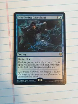 Maddening Cacophony Zendikar Rising Foil Magic the Gathering Card - Image 1