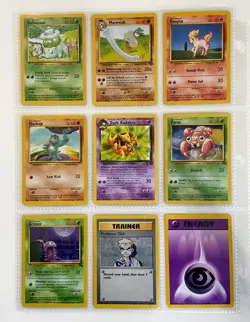 Pokemon Card Binder Collection - Vintage Card Lot | 1999-2000 WOTC Rare/Uncommon - Image 1