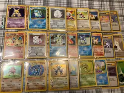 Pokemon Cards Near Complete Base Set 100/102 Nintendo WOTC 1999 Vintage - Image 1