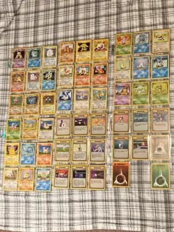 Pokemon Cards Near Complete Base Set 100/102 Nintendo WOTC 1999 Vintage - Image 3