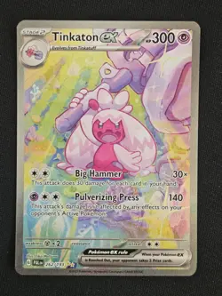 Pokemon TCG Tinkaton EX Scarlet & Violet Paldea Evolved Holo Card 262/193 - Image 1