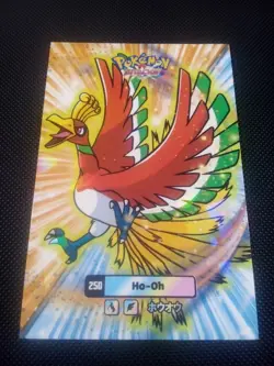 Pokemon 2024 Card Database Attacks Gen 2 Ho-oh #250 Cracked Ice Holo Peru - Image 1