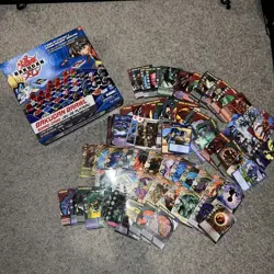 HUGE Bakugan Spin Master Battle Brawler Magnetic Metal Serial Card Lot Game L@@K - Image 1