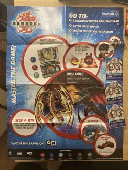 Bakugan Battle Brawlers Binder Card Case DRAGONOID, 83 cards, poster, 3 rulebook - Image 3