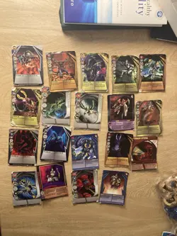 Bakugan Battle Brawlers Binder Card Case DRAGONOID, 83 cards, poster, 3 rulebook - Image 4