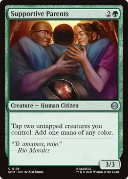 SUPPORTIVE PARENTS x4 mtg NM-M Marvel's Spider-Man 4 Unc - Image 1