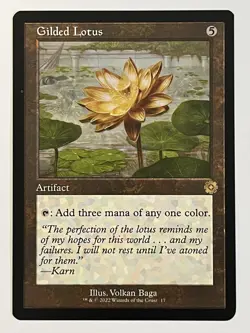 Gilded Lotus The Brothers' War: Retro Frame Artifacts Non-Foil Regular MTG NM - Image 1