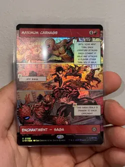 Maximum Carnage (Borderless) Marvel's Spider-Man Foil R0225 - Image 1