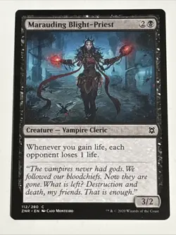 MTG Zendikar Rising Marauding Blight-Priest 112/280 NM - Image 1