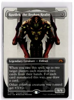 Borderless Kozilek, the Broken Reality MH3 LP x1 MTG Magic: the Gathering - Image 1