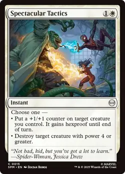 SPECTACULAR TACTICS x4 mtg NM-M Marvel's Spider-Man 4 Common - Image 1