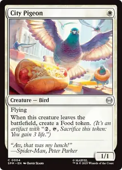 CITY PIGEON x4 mtg NM-M Marvel's Spider-Man 4 Common - Image 1