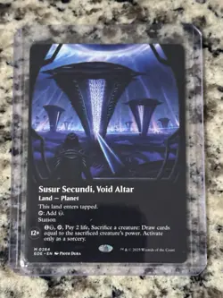 Susur Secundi, Void Altar (Borderless) MTG: Edge of Eternities NM Mythic Land - Image 1
