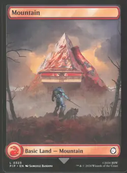 Mountain 323 Land Magic: the gathering Universes Beyond: Fallout - Image 1