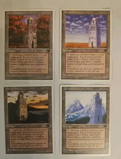 Mtg Chronicles Urza's Tower *All 4 Variations* (Never Played) - Image 1