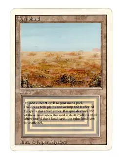 Scrubland Revised - Dual Land - Magic the Gathering MTG - Image 1