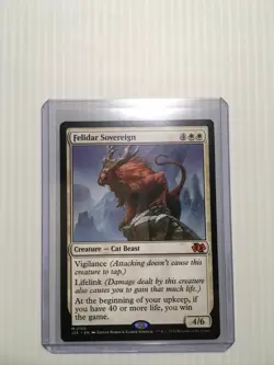 MTG Felidar Sovereign Foundations Jumpstart Regular Magic the Gathering 0198 - Image 3