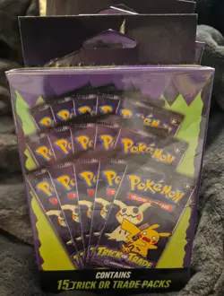 Pokemon Trick or Trade Booster Pack box - 15 Packs 2025 NEW Sealed Box - Image 1