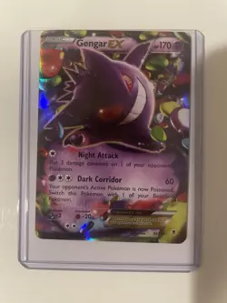 Gengar EX 34/119 XY Phantom Forces Holo Ultra Rare Pokemon TCG Card - Image 1