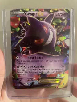 Gengar EX 34/119 XY Phantom Forces Holo Ultra Rare Pokemon TCG Card - Image 3