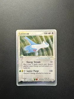 Latios EX 94/97 and Latias EX 93/97 Holo 2003 Pokemon Dragon NM Swirls - Image 3