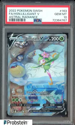 2022 Pokemon SWSH Astral Raidiance #163 Hisuian Lilligant V FA PSA 10 GEM - Image 1